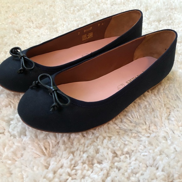 Shoes - VINEYARD VINES Flats Shoes Black Slip On